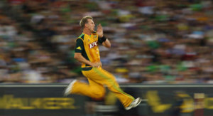 Brett Lee of Australia