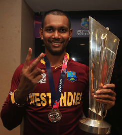 Denesh Ramdin of the West Indies