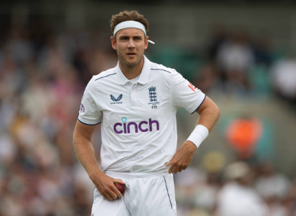 England bowler Stuart Broad